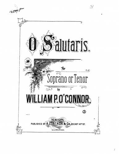 O'Connor - O Salutaris - Score