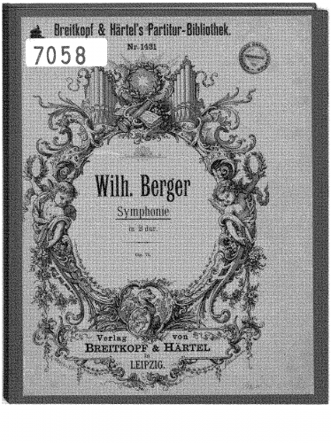 Berger - Symphony No. 1 - Score