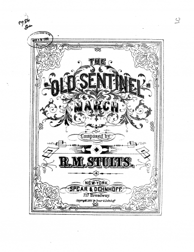 Stults - The Old Sentinel March - Score