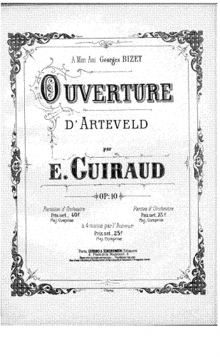 Guiraud - Ouverture d'Arteveld - Score