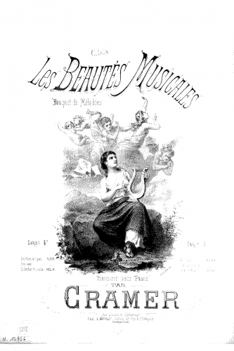 Cramer - Bouquet de mélodies sur 'La sonnambula' - Score