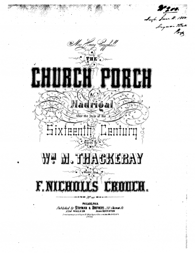 Crouch - The Church Porch - Score