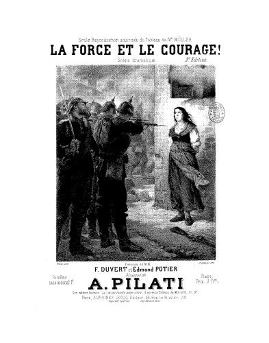 Pilati - La force et le courage - Score