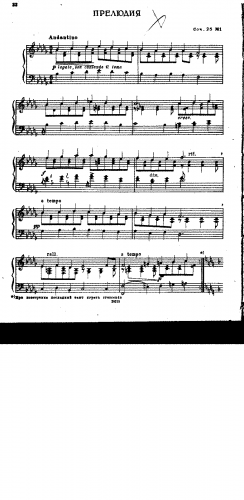 Melartin - Miniatures - Piano Score - 1. Prelude