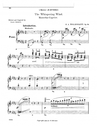 Wollenhaupt - Whispering Wind - Score