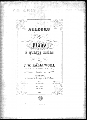Kalliwoda - Allegro - Score