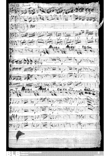 Molter - Flute Concerto in B minor - Score