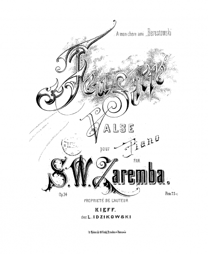 Zaremba - Feu sacré - Score
