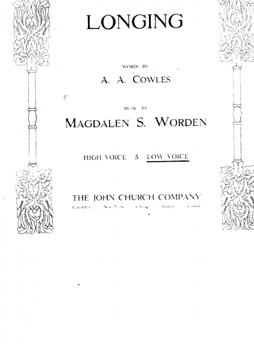 Worden - Longing - Score