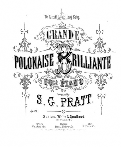 Pratt - Grande polonaise brillante - Score
