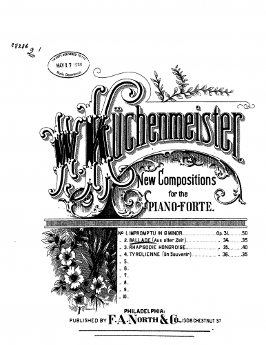 Küchenmeister - Ballade - Score