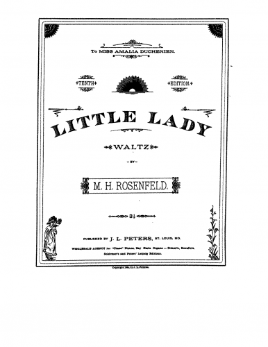 Rosenfeld - Little Lady Waltz - Score