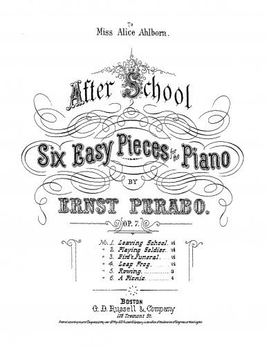 Perabo - After School - Nos.1-5