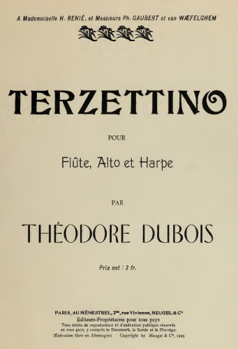 Dubois - Terzettino