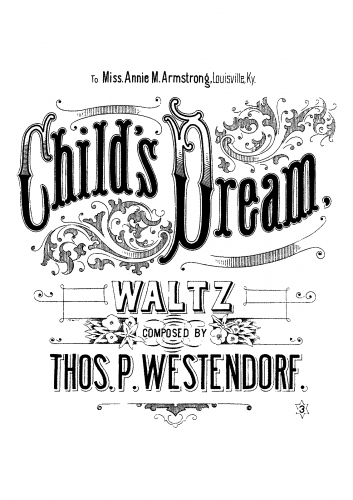 Westendorf - Child's Dream - Score