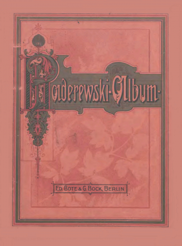 Paderewski - Paderewski-Album - Complete Album
