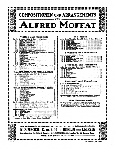 Hubay - Nocturne No. 2 - Score