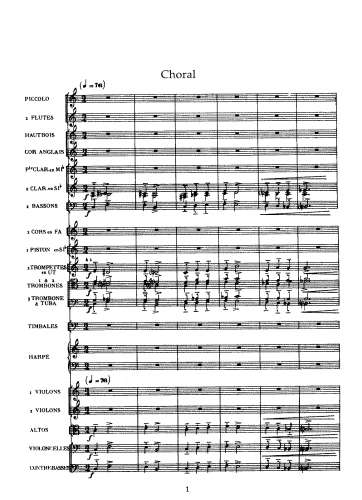 Satie - Parade (Ballet Rèaliste sur un Theme de Jean Cocteau) - Full Score - Orchestral Score