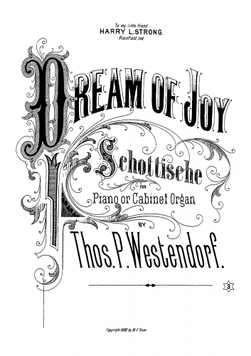 Westendorf - Dream of Joy - Score