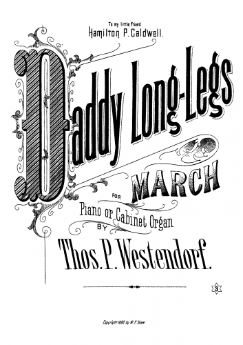 Westendorf - Daddy Longlegs March - Score