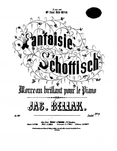 Bellak - Fantaisie Schottisch - Score