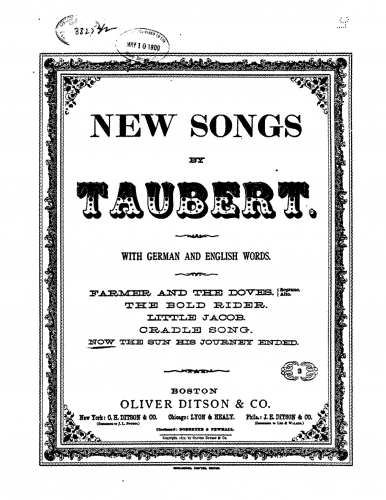 Taubert - 12 Lieder - 4. Wiegenlied