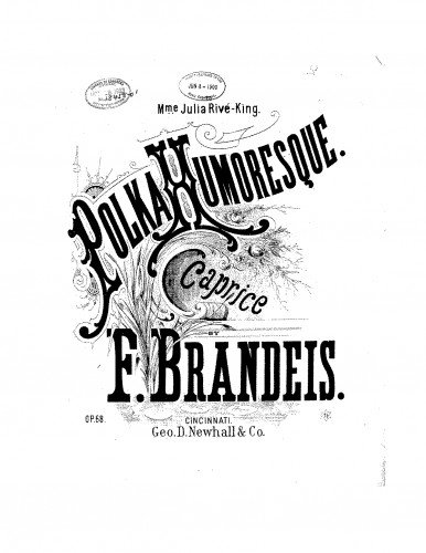 Brandeis - Polka Humoresque - Score