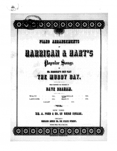 Braham - The Muddy Day - Selections For Piano Solo (Composer) - The Golden Choir