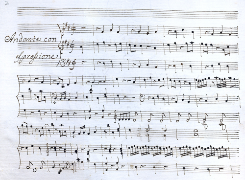 Ferretti - Sonata no. 5 for Harpsichord and Violin - Score