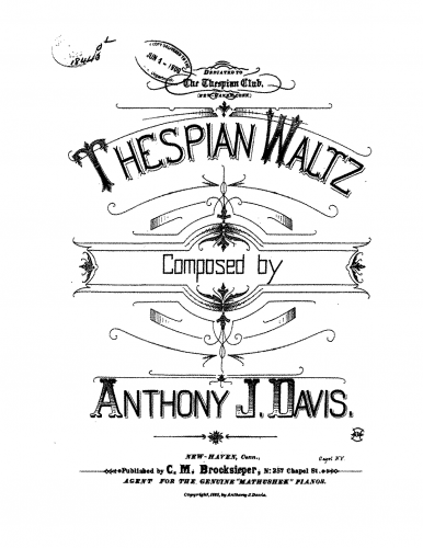 Davis - Thespian - Piano Score - Score