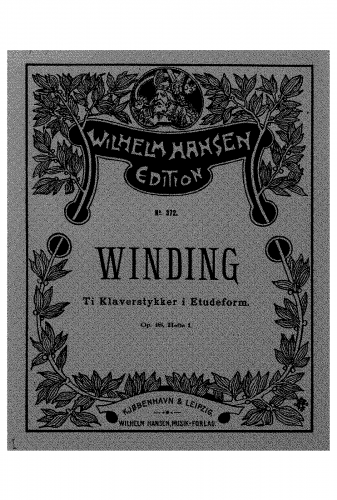 Winding - 10 Klaverstykker i Etudeform - Score