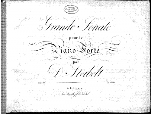 Steibelt - Grande Sonate, Op. 23 - Score