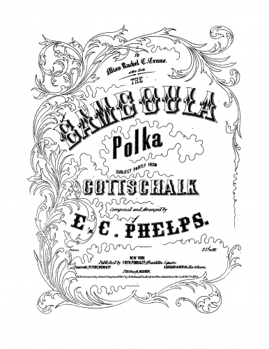 Phelps - The Bamboula Polka - Score
