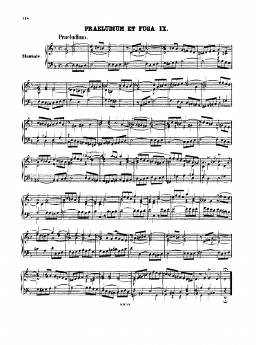 Bach - Prelude and Fugue in D minor, BWV 539 - Scores - Score
