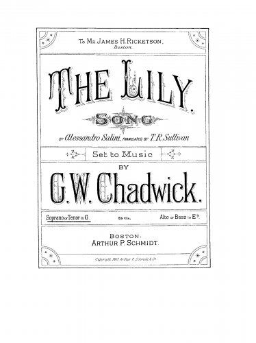 Chadwick - The Lily - Score