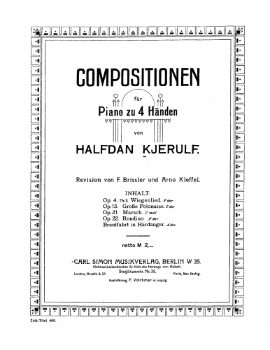 Kjerulf - Polonaise - Score