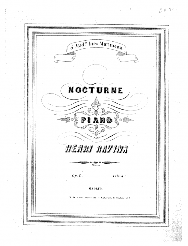 Ravina - Nocturne - Score