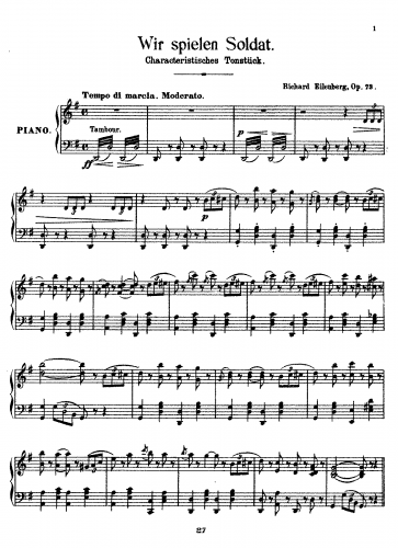 Eilenberg - Wir spielen Soldat - Score