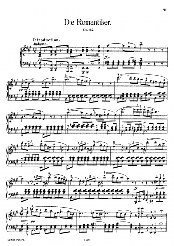 Lanner - Die Romantiker, Op. 167 - For Piano solo - Transcription for piano solo