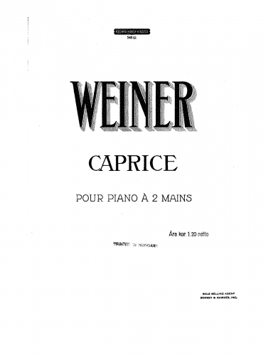 Weiner - Caprice - Score
