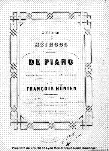 Hünten - Méthode de piano - Complete method