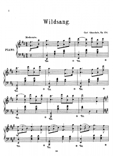 Gänschals - Wildsang - Score