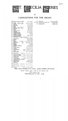 Mansfield - Variations in the Olden Style - Score