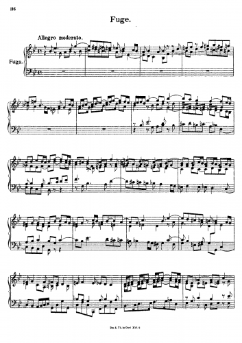 Albrechtsberger - Fuge - Score