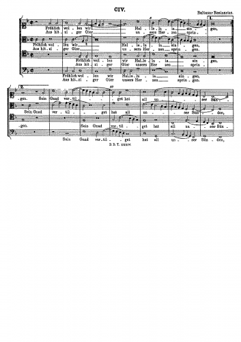 Resinarius - Fröhlich wollen wir Halleluia singen - Score