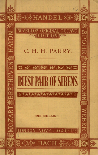Parry - Blest Pair of Sirens - Vocal Score - Score