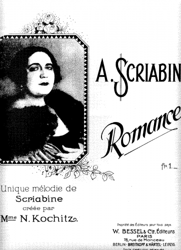 Scriabin - Romance - Score