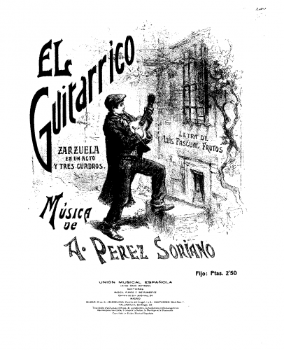 Soriano - El Guitarrico - Vocal Score Selections - 1. Serenata