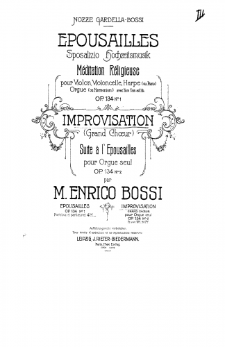 Bossi - Improvisation (Grand chur) - Score