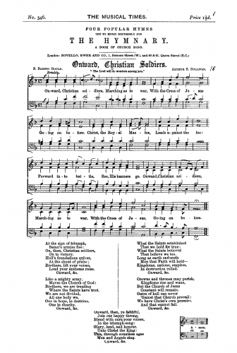 Sullivan - Onward, Christian Soldiers - Score